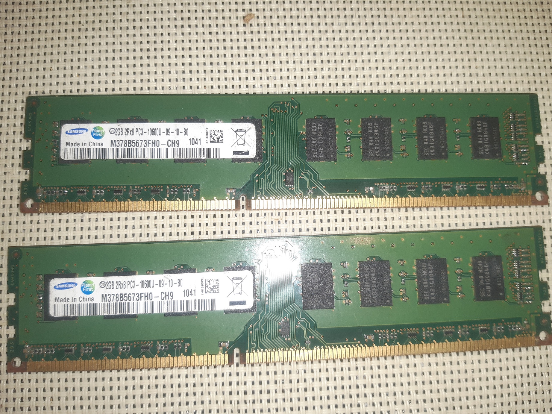 DDR3 ram memorije 4gb 2 X 2 gb