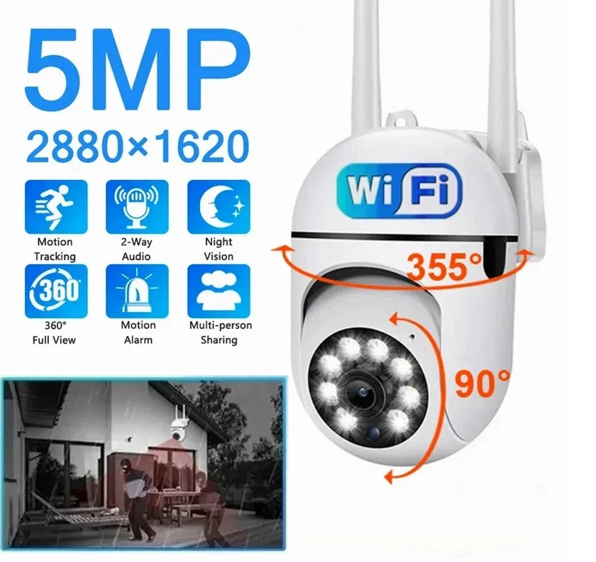 Wifi kamera A7 5mpx 1080P (Full-HD) NOVO